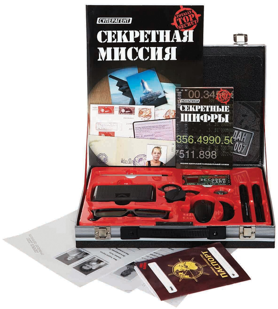Игровой набор чемодан маленького шпиона / Чемоданчик Агента 007 ( в ...