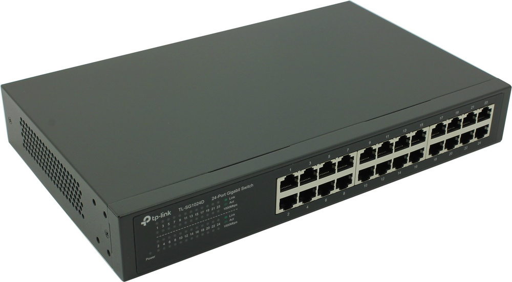 Коммутатор TP-Link TL-SG1024D_серый - купить по выгодной цене в ...