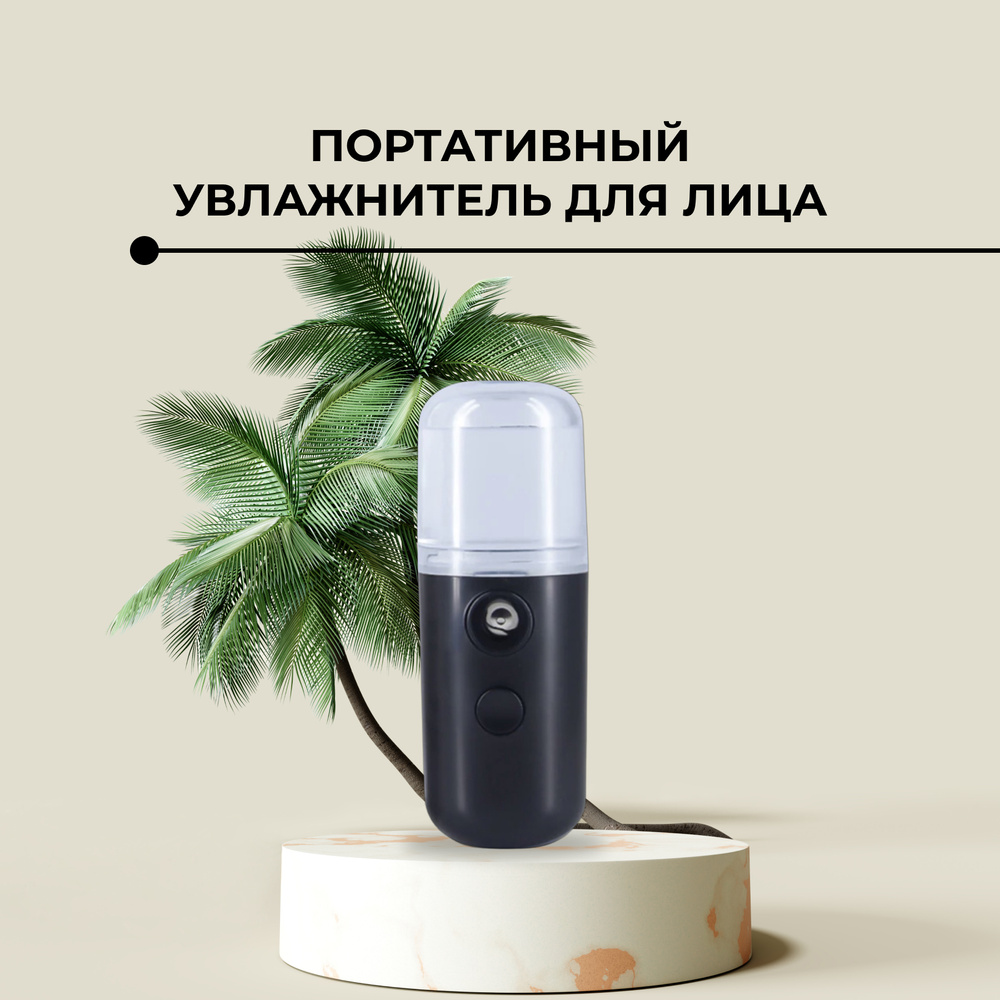 Портативный увлажнитель для кожи лица, черный цвет купить на OZON по ...