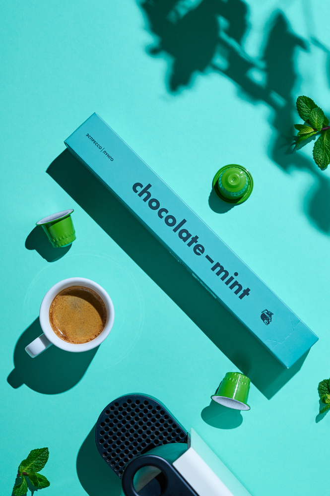 Кофе в капсулах Lapchevsky CHOCOLATE - MINT, молотый, средней обжарки ...
