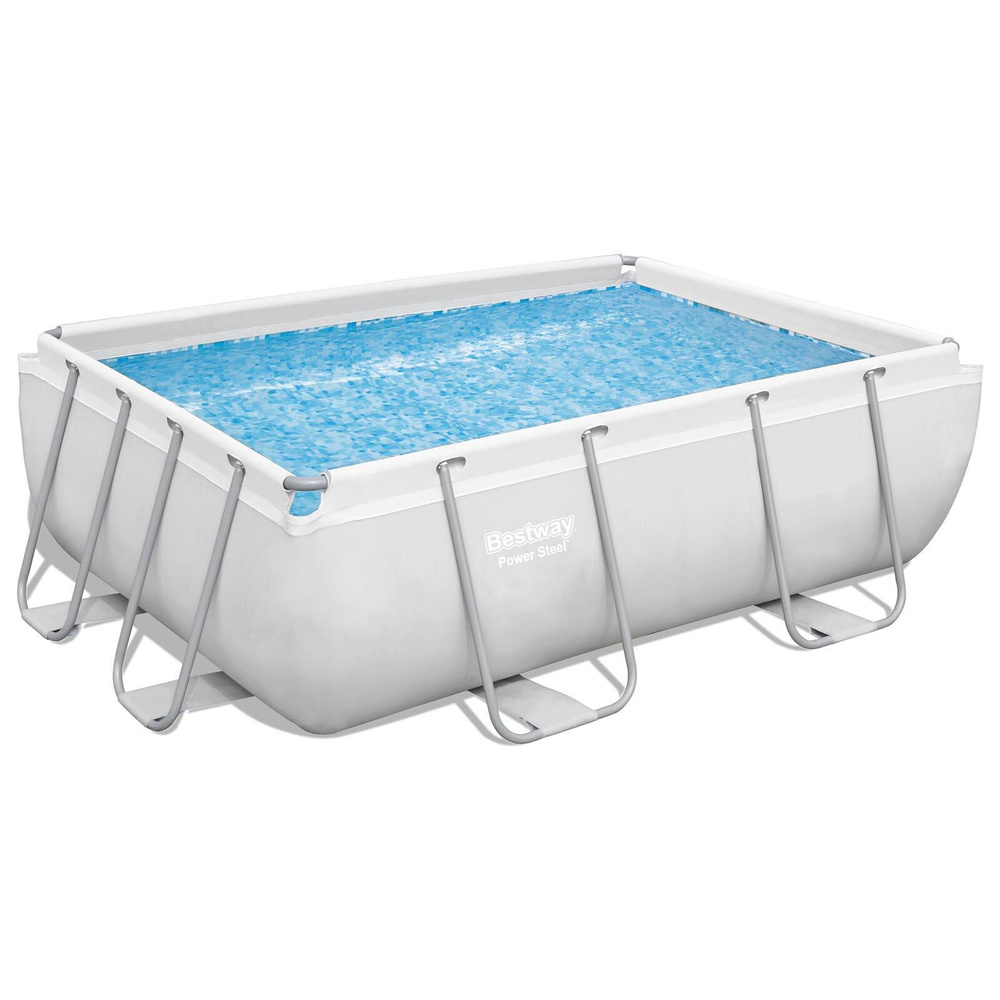 Бассейн каркасный Bestway "Frame Pool Set", размер 282х196х84 см, объем 3662 л, фильтр-насос, 56629  #1