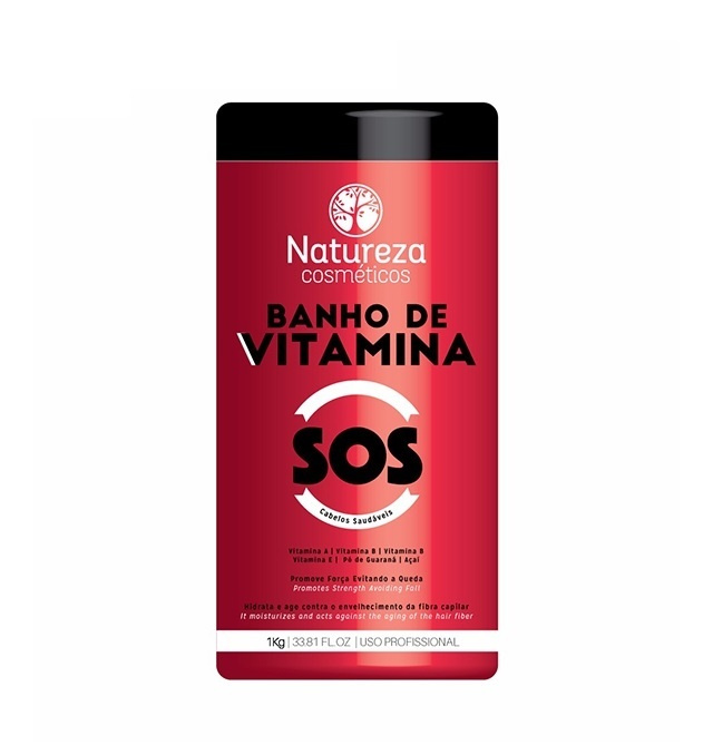 NATUREZA Banho de VITAMINA SOS ботокс для волос 1000 мл #1