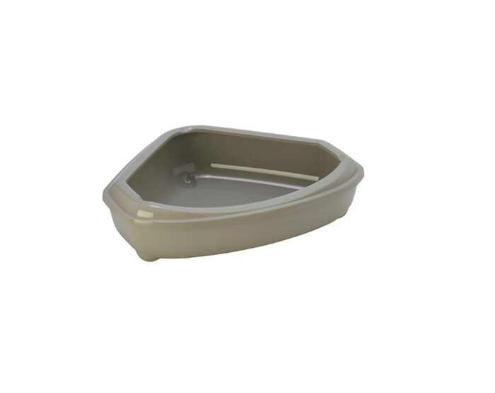 Moderna туалет лоток угловой corner tray 55x45x13h см серый