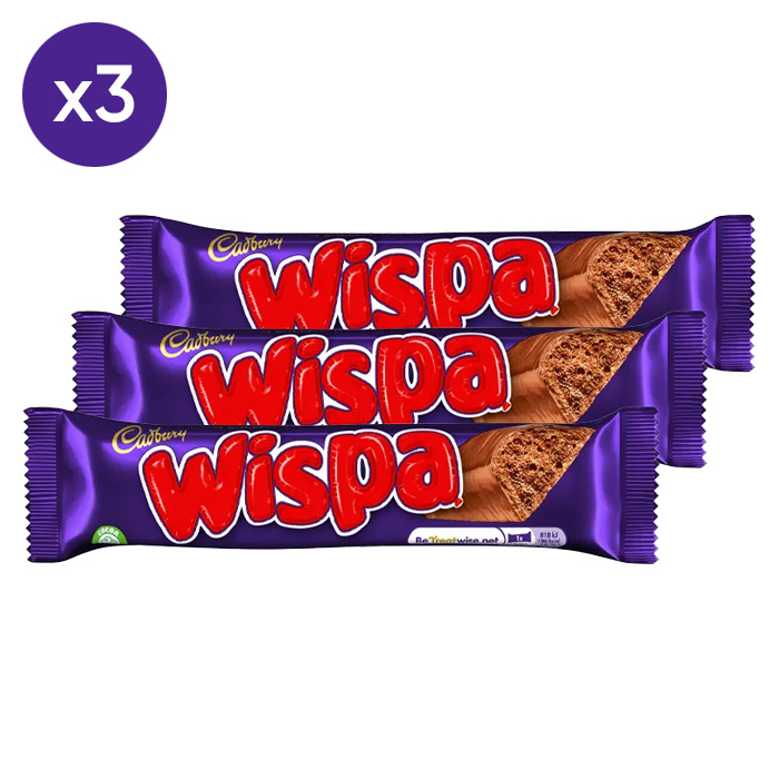 Пористый воздушный шоколадный батончик Cadbury Wispa (Великобритания), 36 г (3 шт)  #1