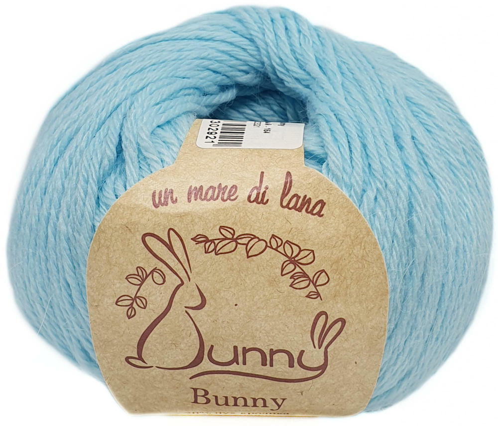 Пряжа Bunny Wool Sea (164), 50г, 200м, 20% пух кролика, 5% меринос, 30% натуральная вискоза, 45% нейлон #1