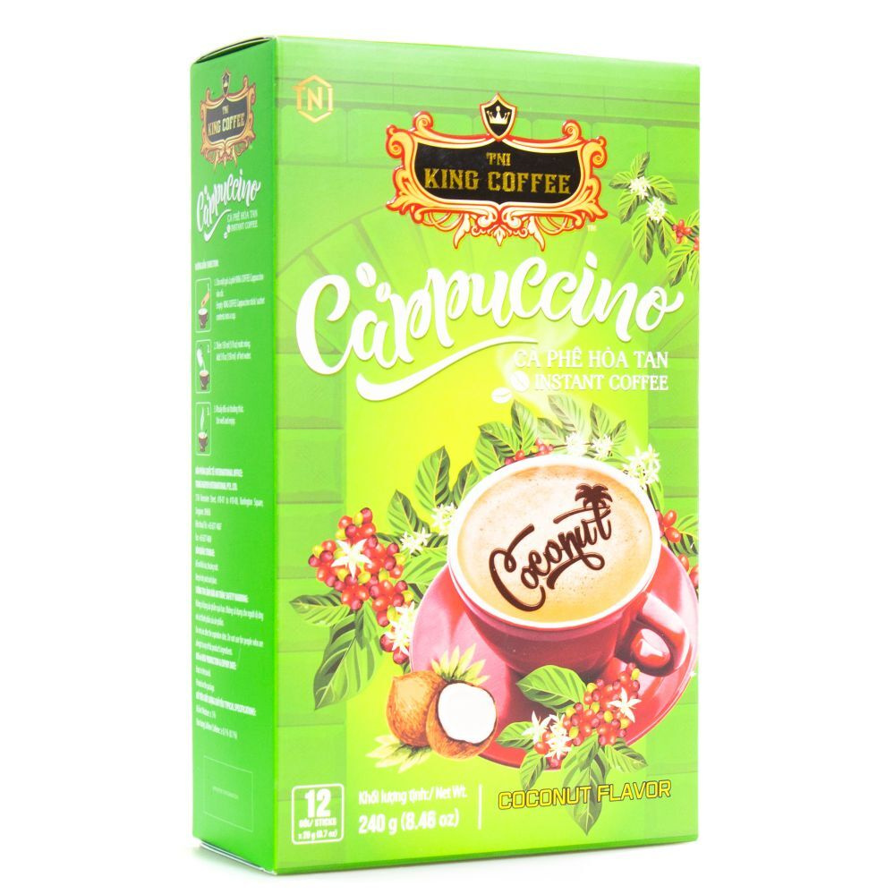 Кофе растворимый King Coffee Cappuccino Coconut Flavor (20 г) #1