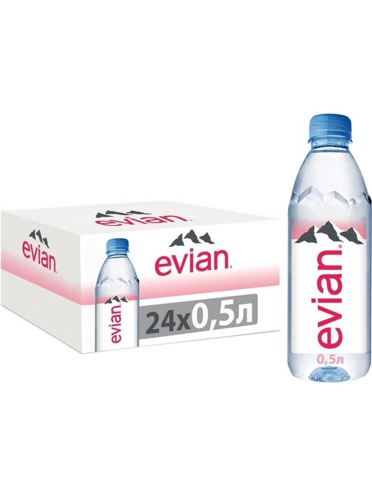 Evian Вода Минеральная Негазированная 500мл. 24шт #1