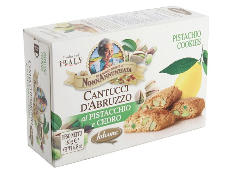 Печенье Falcone Cantuccini с фисташками и лимонной цедрой, 200 г Италия  #1