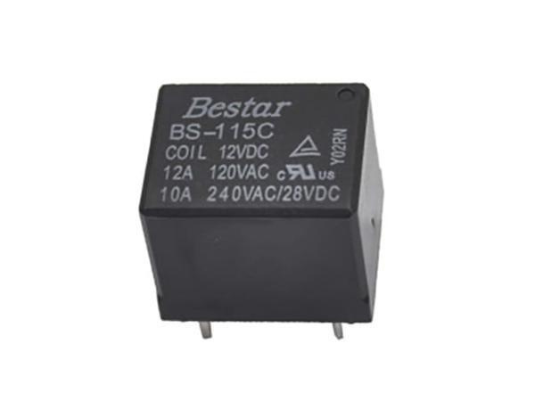 Реле BESTAR BS-115C-12A-12VDC, электромагнитное, субминиатюрное, Uкат ...