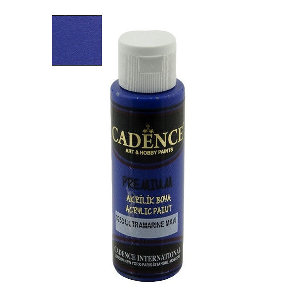 Акриловая краска Cadence Premium Acrylic Paint, 70 мл. Ultramarine Blue-0253 #1