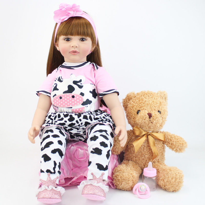 60 см Мягкая силиконовая кукла реборн - купить с доставкой по выгодным ...