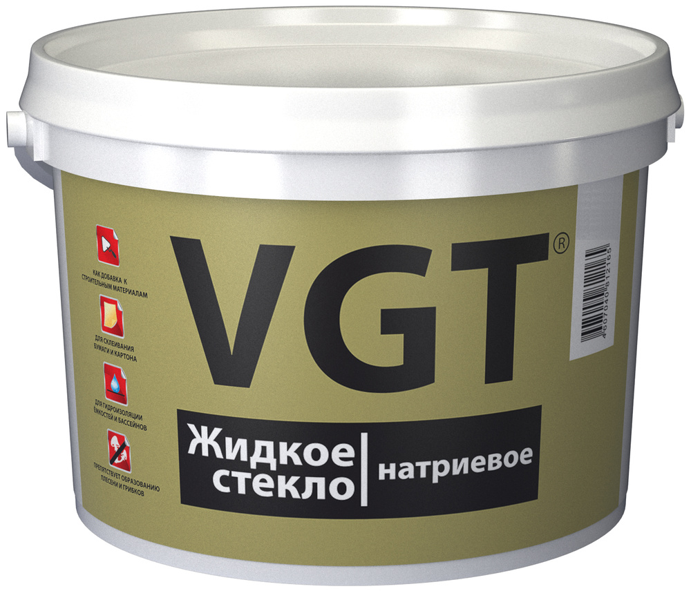 Клей VGT ЖИДКОЕ СТЕКЛО 3 кг купить на OZON по низкой цене (584785695)