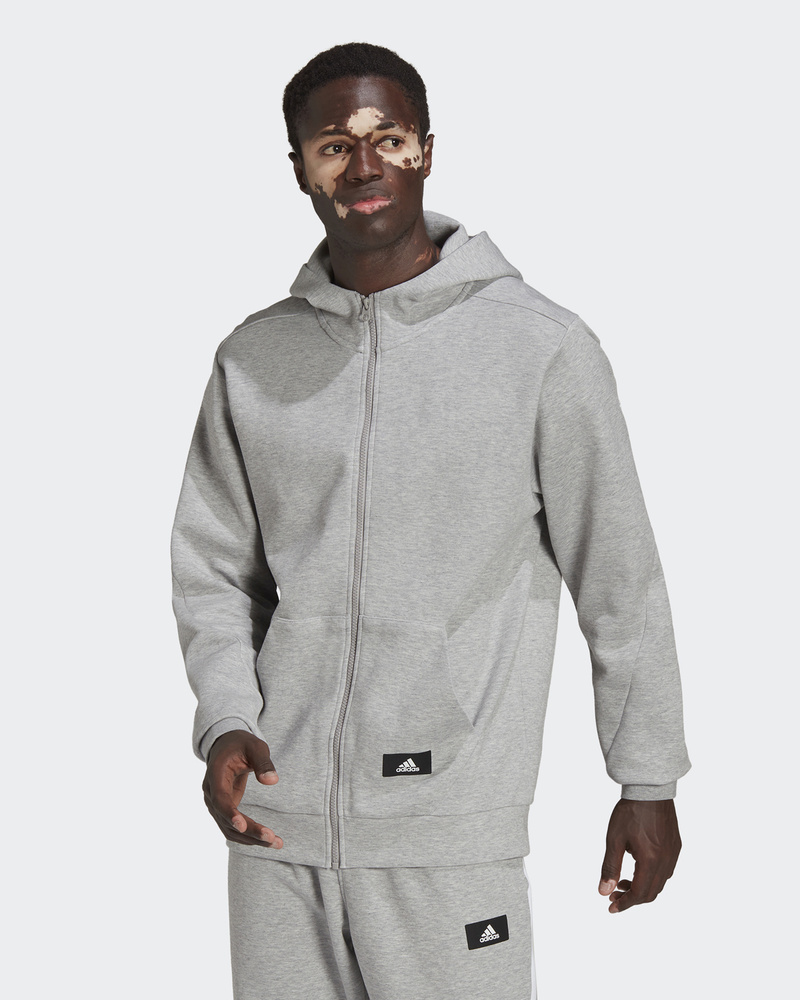 Adidas originals grey store hoodie