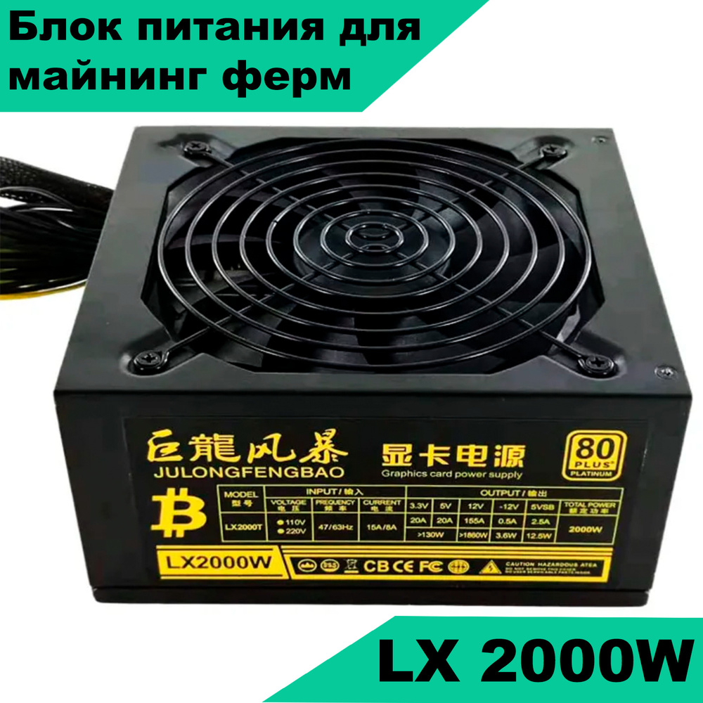 Блок питания 12V 2000 Вт