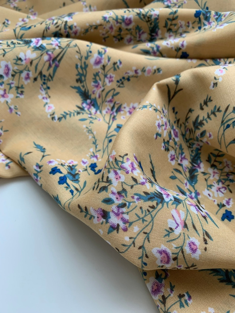 Штапель вискоза принт 150 см на 145 см - купить с доставкой по выгодным ...