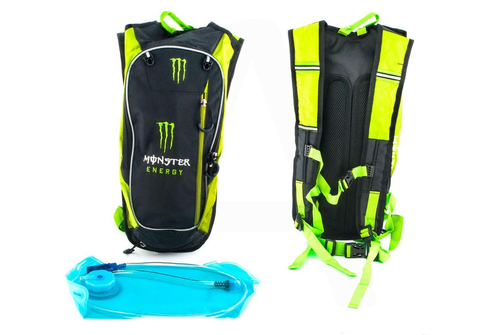 Рюкзак (черно-зеленый) "MONSTER ENERGY" - купить по доступной цене в ...