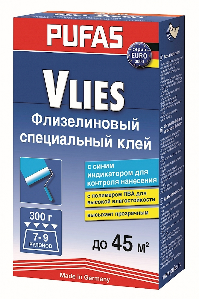 Клей для обоев Pufas GLUE_темно-синий_синий, 300 г. - купить по ...