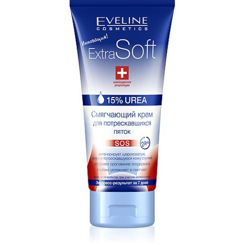 Eveline Cosmetics Крем для пяток потрескавшихся смягчающий серии extra soft, 100 мл  #1