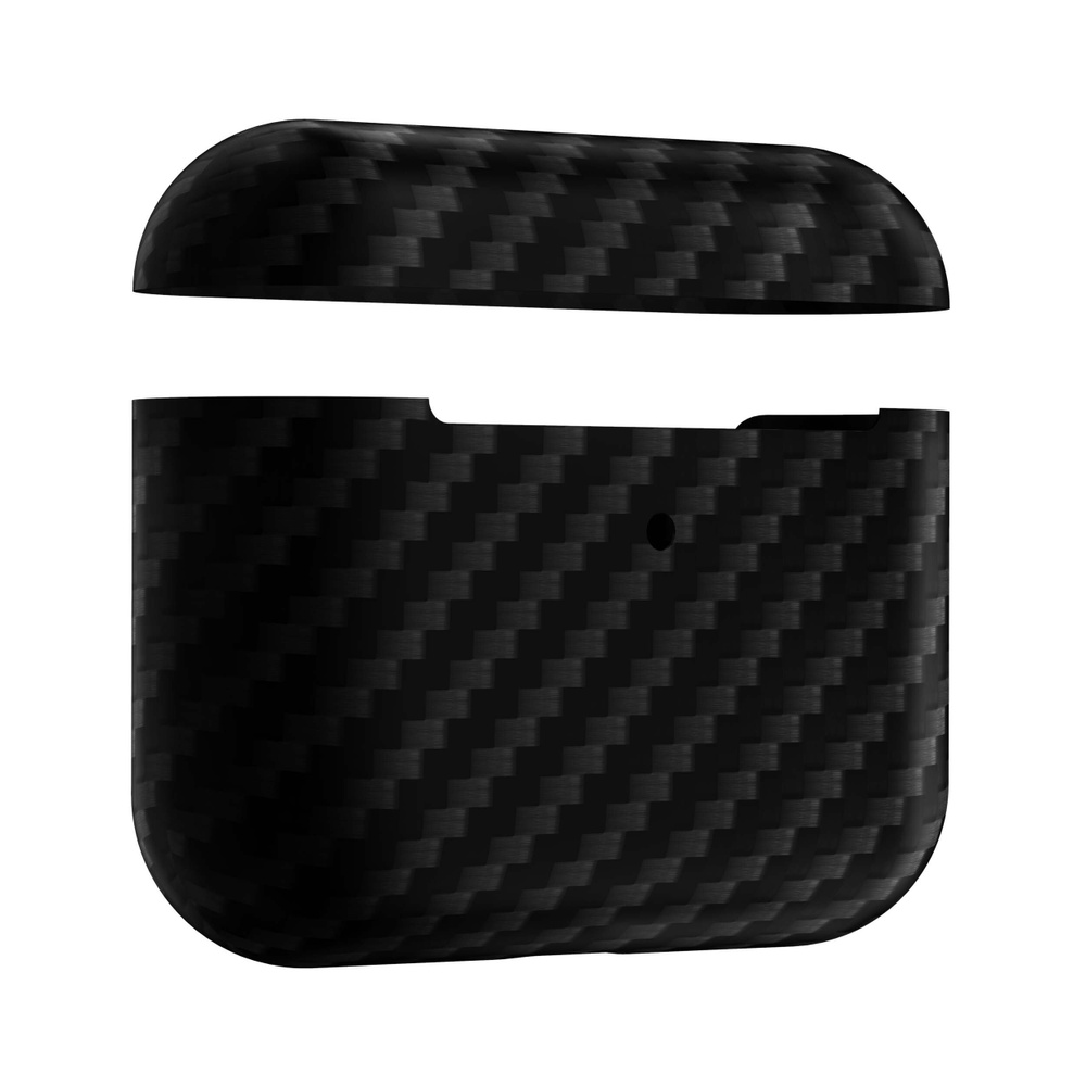 Кейс ANNET MANCINI Сarbon Series для AirPods Pro (AM-AIRPRO-K-BK) Black ...