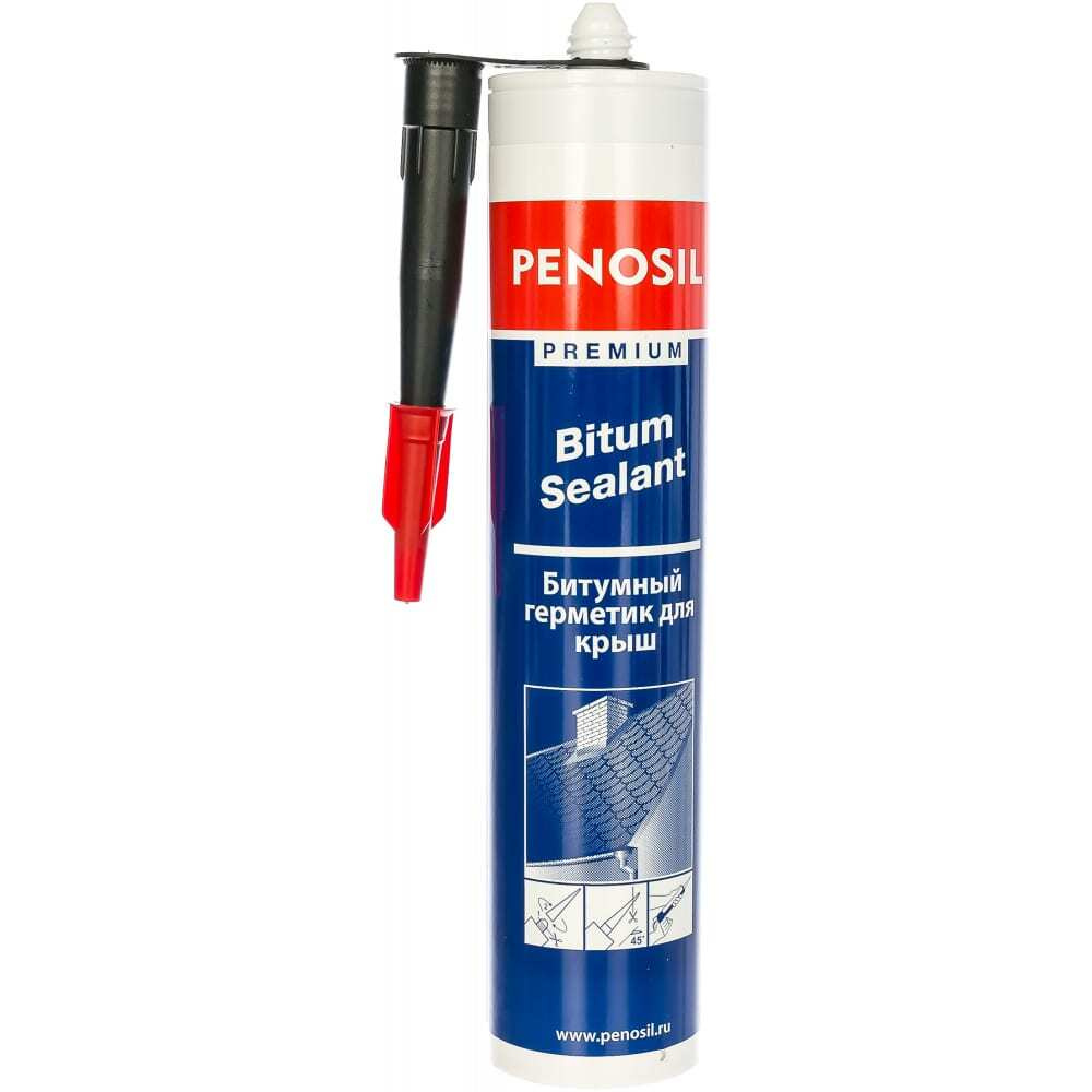 Герметик Penosil Bitum, битумный для крыши, черный 280ml Н4190