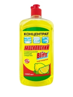 Blitz Моющее средство, универсальное, московский, лимон 1л  #1