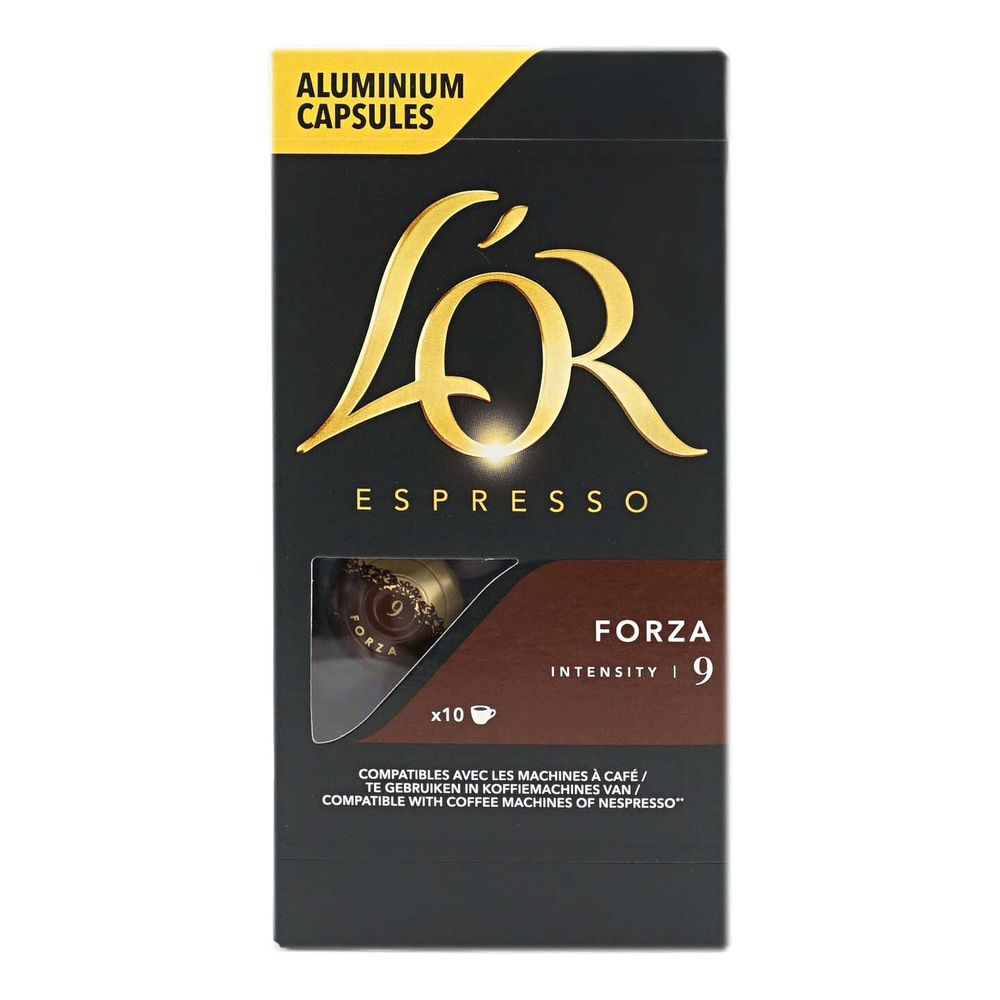 Кофе L'OR Espresso Forza молотый в капсулах 5,2 г 10 шт #1