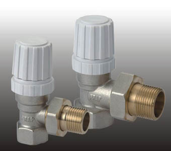 Кран латунный вентильный 3/4, для радиатора, угловой (СТМ) - купить в ...