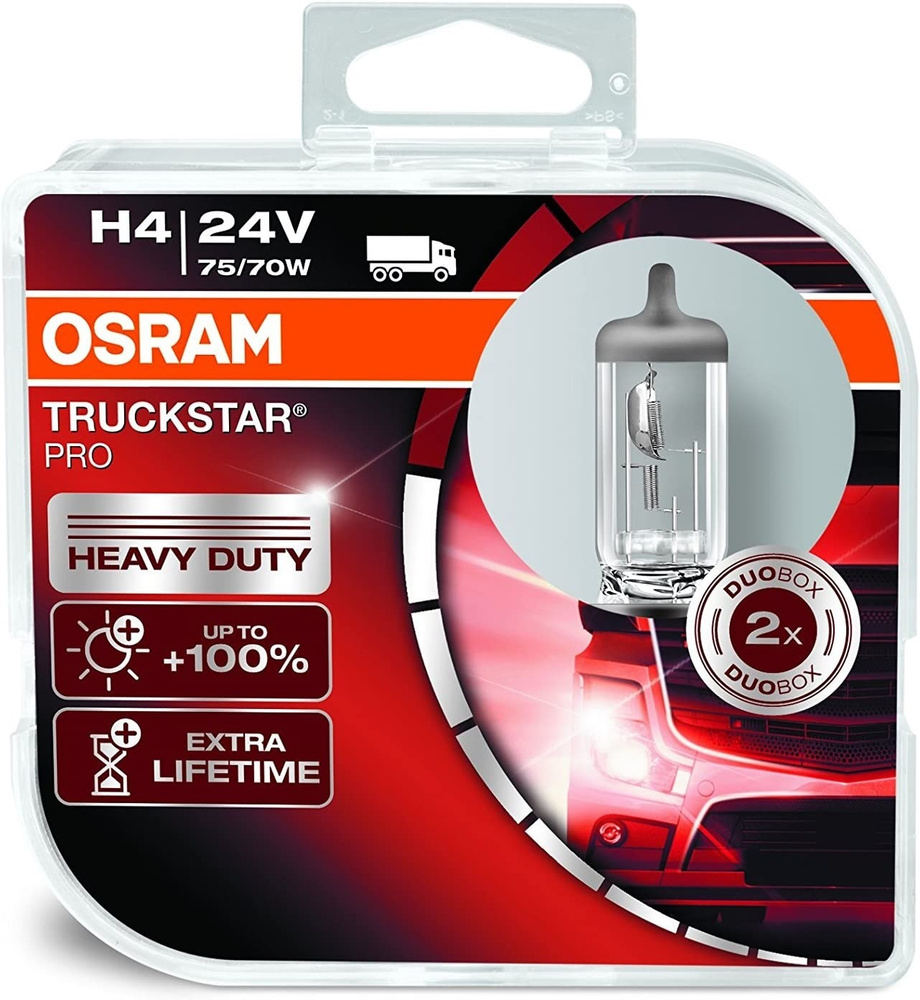 Лампа 24v h1 70w 2шт Osram Truckstar Pro+100% (64155tsphcb). Лампа "Osram" h 4 24v 75/70w +100% (64196 tsp-HCB Duo). H1 Osram 24v 70w 64155. Osram 64196tsp HCB.