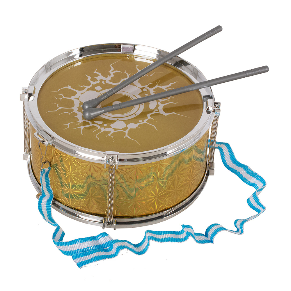 Детский барабан 23 см/ Музыкальный инструмент игрушечный/ TONGDE XY755 ...
