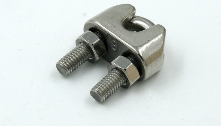 Зажим для троса 2 мм (Набор из 4 шт.) DIN 741 нержавеющий А4, метиз, крепеж для стальных канатов, петель #1