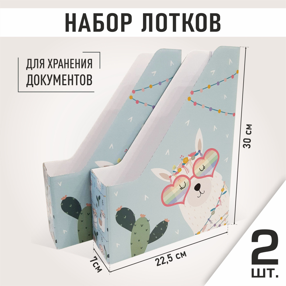 Набор 2шт, лоток для бумаг вертикальный, для канцелярских и школьных ...