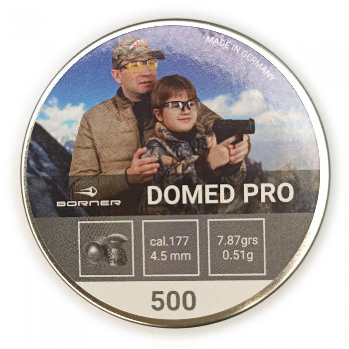 Пули Borner Domed Pro 4,5 мм 0.51 г 500 шт #1