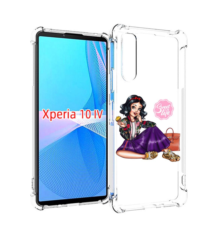 Чехол-бампер MyPads для Sony Xperia 10 IV (10-4) с рисунком Сладкая-жизнь  женский, противоударный, силиконовый, с выступами и усиленными углами для  защиты камеры - купить с доставкой по выгодным ценам в интернет-магазине  OZON (