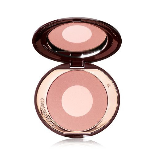 Charlotte Tilbury Двухцветные пудровые румяна CHEEK TO CHIC (Pillow Talk) 8 г  #1