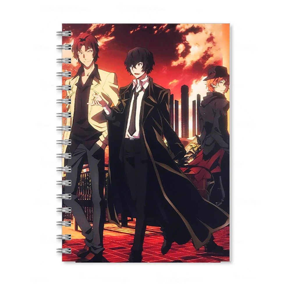 Скетчбук по аниме Проза бродячих псов (Bungou Stray Dogs, Бродячие псы,  Дазай, Чуя) А5 40 листов - купить с доставкой по выгодным ценам в  интернет-магазине OZON (760131451)