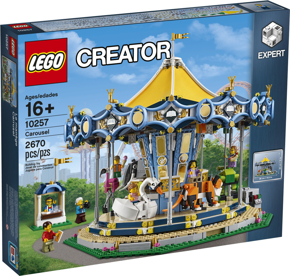 LEGO 10257 Carousel - Лего Карусель - купить с доставкой по выгодным ценам  в интернет-магазине OZON (1189811856)