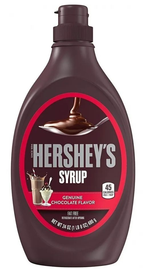 Hershey's Сhocolate Flavor Сироп со Вкусом Шоколада, Натуральное Какао в Составе, Густая Консистенция, #1
