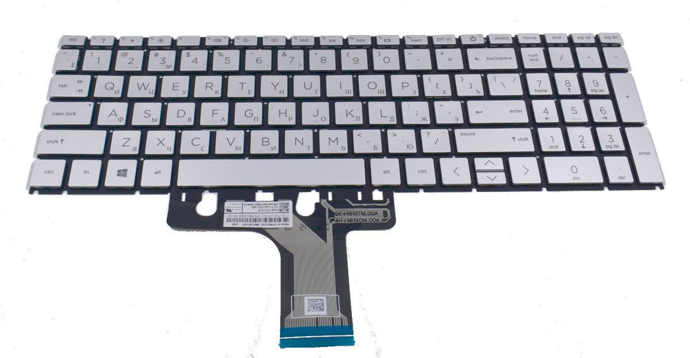 Клавиатура для HP Pavilion 15-eh0012ur ноутбука серебр. - купить с ...