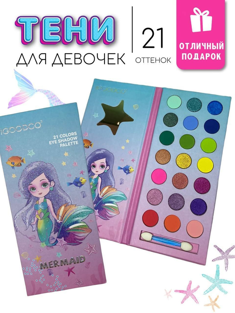 Набор косметики IGOODCO. Детские тени для век 21 оттенок. - купить с ...