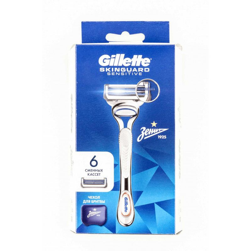 Мужская бритва Gillette Skinguard + 6 сменных кассет - купить с ...