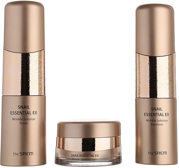 Набор уходовый с улиточным экстрактом The Saem Snail Essential Ex Wrinkle Solution Skin Care 2 Set  #1