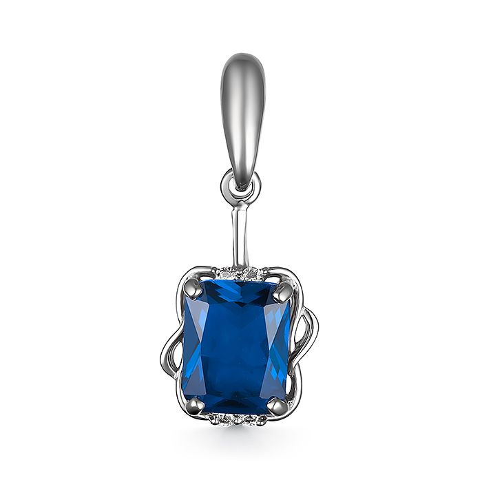 Ювелирная фабрика Кострома Подвеска Серебро родированное 925 пробы ...