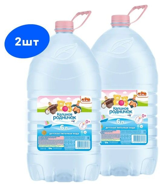 Калинов Родник Вода Питьевая Негазированная 6000мл. 2шт #1