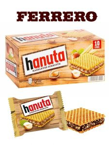 Вафельные печенья Ферерро Ханута / Ferrero Hanuta (220г / 10 шт.) (Германия)  #1