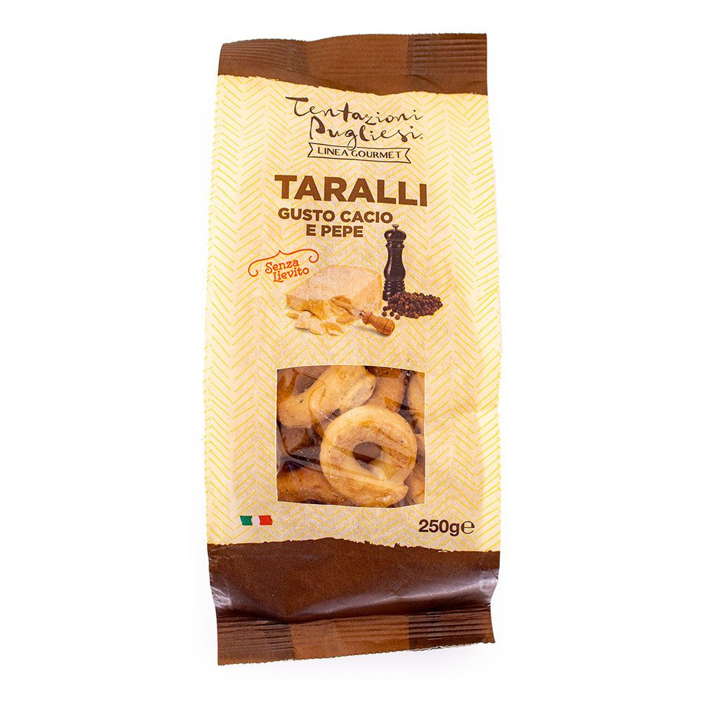 Таралли с сыром и черным перцем LINIA GOURMET, TENTAZIONI PUGLIESI, 0 ...
