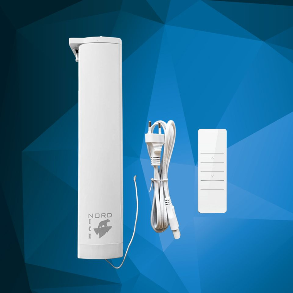 Умный электропривод для электрокарниза. Управление пульт, Wi-Fi, Алиса ...