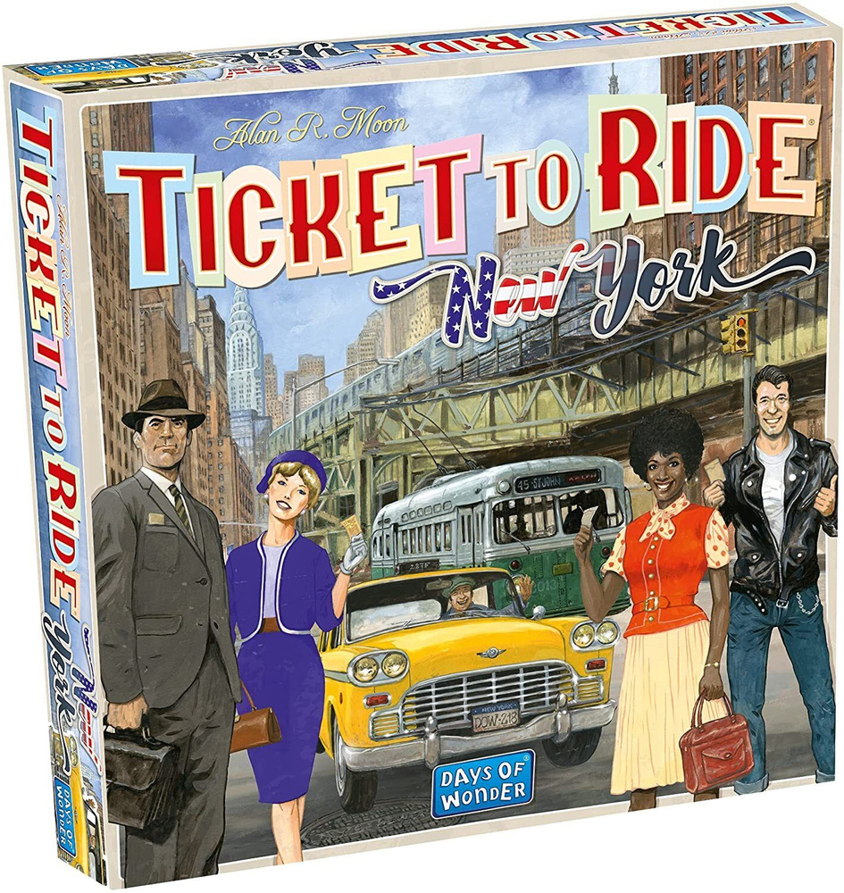 Настольная игра Билет на поезд Нью-Йорк (Ticket to Ride Express: New York  City 1960) на английском языке - купить с доставкой по выгодным ценам в  интернет-магазине OZON (845919328)