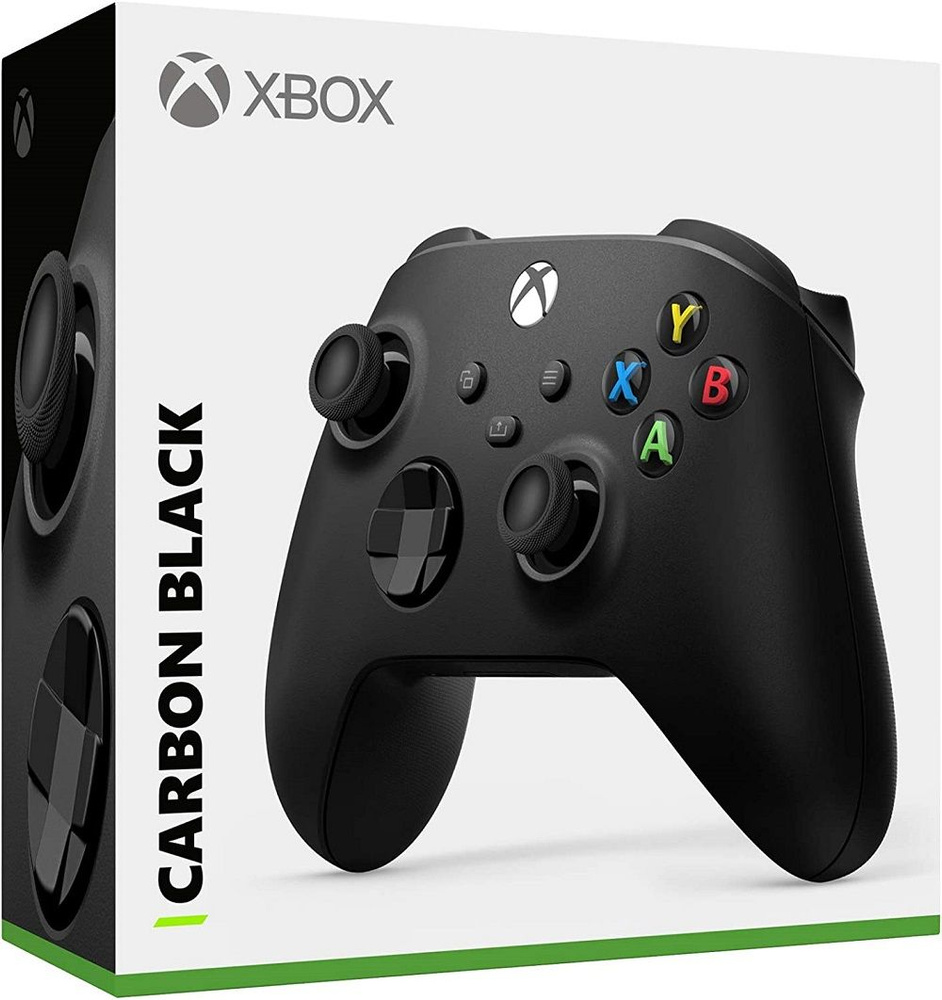 Microsoft Геймпад Xbox Series X/S Wireless Controller Carbon Black, Bluetooth, Проводной, черный  #1