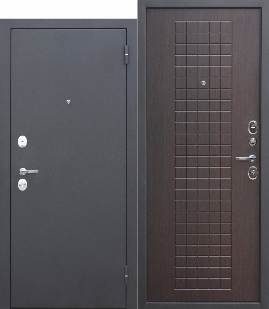 Входная дверь Ferroni Гарда Муар 8мм Венге (960мм) левая #1