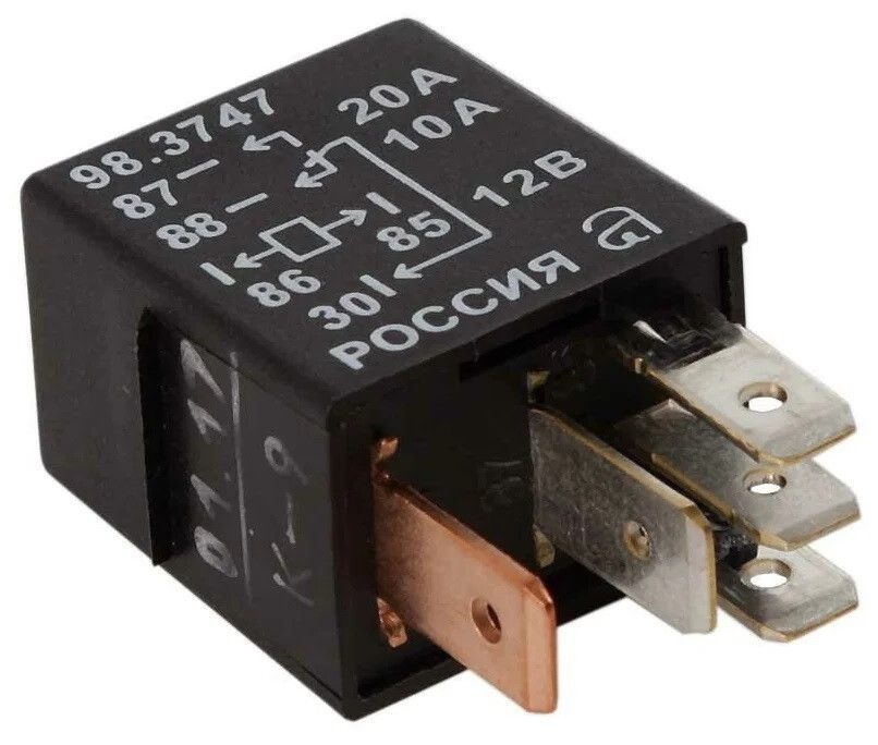 Реле стартера 1118 (5-ти конт.) 20А (98.3747) - АВАР арт. 983747 ...
